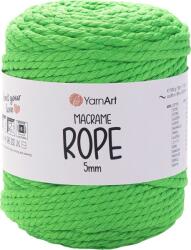 YARNART Macrame Rope 5 mm 5 mm 85 m 802 Neon Green Zsinór (Macrame Rope 5 mm 802)