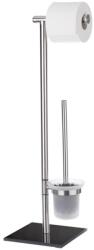 WENKO 20391100 - WC-kefe LIMA 23, 5 x 69 cm rozsdamentes acél/szatén/fekete 20391100 (WE0063)