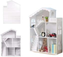Lulilo 2in1 fából készült Babaház - fehér (KX5547)