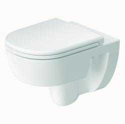 Duravit 45130900B2 - D-CODE fali WC ülőkével, kerámia, fényes fehér 45130900B2 (DA0096)