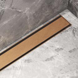 I-Drain Plano - Rozsdamentes acél rács zuhanykádhoz PRO sorozat, PVD felület, 1000 mm hosszú, arany színű IPRO1000G (IPRO1000G)