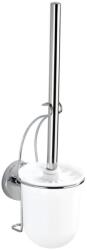 WENKO 20898100-WC kefe VACUUM-LOC MILAZZO 10x34 cm rozsdamentes acél/fényes króm/fehér 20898100 (WE0600)