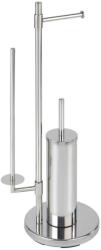 WENKO 22512100 - UNIVERSALO NEO WC-kefe 30x73 cm rozsdamentes acél/ezüstszínű 22512100 (WE0183)