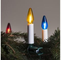 Exihand LED Kültéri lánc FELICIA FILAMENT 20xE10 19m színes/meleg fehér IP44 192014 (EX0118)