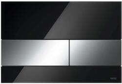 Tece TECEsquare - Süllyesztett vezérlés, fekete üveg/fényes króm 9240807 (9240807)