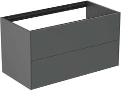 Ideal Standard - Mosdószekrény, 100x54x51 cm, 2 fiókos, matt antracit T4357Y2 (T4357Y2)