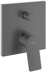 Hansgrohe Vivenis - Rejtett csaptelep 2 készülékhez, csiszolt fekete króm 75416340 (75416340)