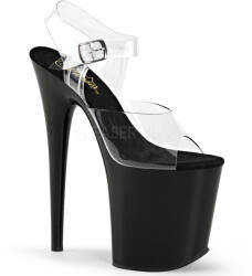 Pleaser USA Pleaser Flamingo-808 Clear/Black 43