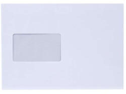 BlueRing Boríték LC/5 szilikonos bélésnyomott bal ablak 45x90mm 162x229mm B20A60 Bluering® fehér - pepita