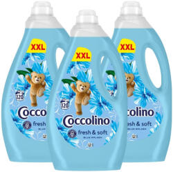 Coccolino INGYENES SZÁLLÍTÁS - Coccolino Blue Splash öblítőkoncentrátum (3x3000 ml)