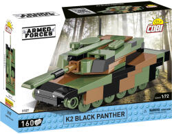 COBI Tanc Cobi Forțele Armate K2 Black Panther, 1: 72 (3107)