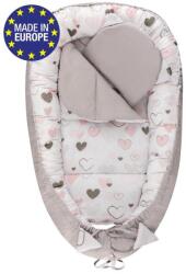 BOMIMI Cuib Bomimi HAGI cu pernă moale, inimioare, gri (BO2312GRY034)