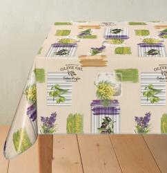  Dekorama Olíva - Levendula Foltálló és Vízlepergető Asztalterítő 140 x 2000 cm ( Tekercs )