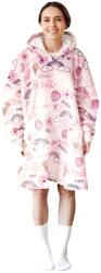 Cozy Noxxiez Pătură caldă cu glugă și imprimeu cu dulciuri Noxxiez CH373 Cozy Noxxiez