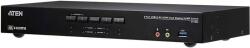 ATEN Kvm превключвател aten cs1844-at-g, 4 порта usb 3.0, За 2 hdmi монитора (cs1844-at-g) - tehnik