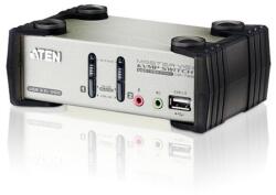 ATEN KVMP превключвател, ATEN CS1732B, 2-портов, PS/2-USB, VGA, Audio, OSD (CS1732B-A7-G)
