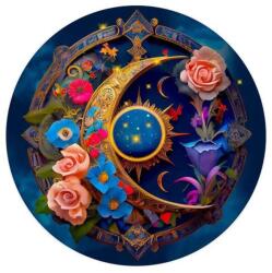 Wooden City HE0180-XL - Virágos Hold - 505 db-os fa puzzle (HE0180-XL)