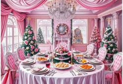 Bluebird Puzzle 91081 - Christmas Feast in Pink - 1000 db-os puzzle (91081)