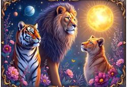 Alipson Puzzle 50240 - Feline Cosmos - 1000 db-os puzzle (50240)