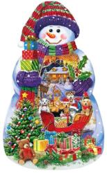 Masterpieces 72444 - Shaped - Snowman Spectable - 1000 db-os puzzle (72444)