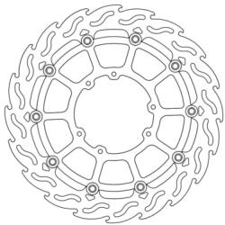 Moto Master MX_MMAST-17103581 Fék Tárcsa úszó Supermoto Verseny 300mm Cr / Crf