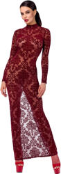Noir Handmade F383 Kink Royal Gown Long Dress Burgundy S