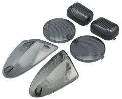 STR8 MX_STR-620.11/BK Irányjelző Búra Szett (4) Hátsó Lámpával Aprilia Sr50 2000-2005 - Fekete