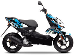 Stage6 MX_S6-056601/BL Grafikai Készlet Yamaha Aerox 2013 Előtt / - Kék, Fekete