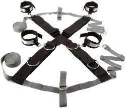 SuperLove Bondage Perfect Over the Bed Cross Restraint Set