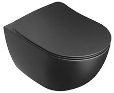 RAVAK Uni Chrome RimOff fali WC fekete (RAV-X01794)