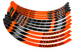 Stage6 MX_S6-0513.2/OR Felni Matrica Szett Robogóhoz 13" Narancssárga