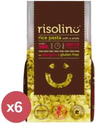 Risolino Gluténmentes rizstészta Szarvacska csomag 6X300 g - reformnagyker