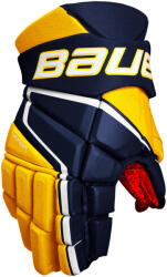 Bauer Mănuși de hochei Vapor 3X Navy/Gold Intermediate 12 inci