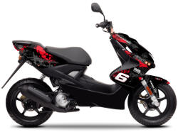 Stage6 MX_S6-056601/RE Grafikai Készlet Yamaha Aerox 2013 Előtti / - Piros, Fekete