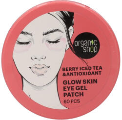 Organic Shop Glow Skin Berry Iced Tea szemmaszk - 60 db