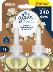 Glade Sensual Sandalwood & Jasmine elektromos légfrissítő készülék utántöltő 2x20 ml - 40 ml