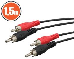 Delight Audio kábel 2x RCA-2x RCA kábel 1, 5m (20115) (20115)