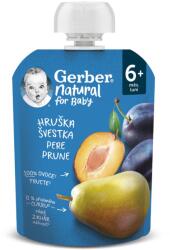 NESTLE Piure de Prune si Pere Natural, 90g, Gerber