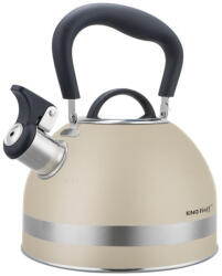 Kinghoff teáskanna, sípszóval - 1.8L - bézs (KH-1854)