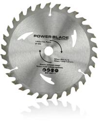  POWER BLADE vídiás körfűrész tárcsa vágótárcsa 140x12, 7 mm 30T M08907 (M08907)