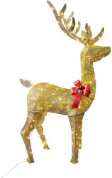 MagicHome karácsonyi dekoráció, rénszarvas, 150 melegfehér LED, IP44, 70 x 28 x 150 cm (TC8091773) - medenceorias