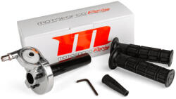 MotoForce Racing MX_MF45.00015 Gyors Gázmarkolat Króm / Gumírozott Markolat
