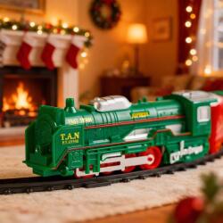 Family Karácsonyi kisvasút - világít - elemes - 3 féle pálya, DA00350