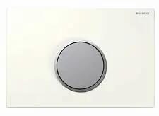 GEBERIT Sigma10 Működtetőlap, matt króm/fehér akció