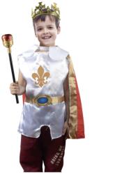 ReToys Király jelmez köpennyel, koronával, jogarral Ajánlott 3-7 éves korig fiúknak [Cikkszám 60055]