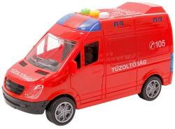 ReToys Lendkerekes magyar tűzoltóautó hanggal és fénnyel Ajánlott 3-6 éves korig fiúknak [Cikkszám 64888]