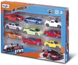 Maisto Maisto Fresh Metal autók, 9 db/csomag Ajánlott 3-10 éves korig fiúknak (47303)
