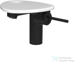 Laufen ADA egykaros mosdó csaptelep lyukkal, leeresztő nélkül, PVD matt fekete/fényes fehér HF506702511000 (HF506702511000)