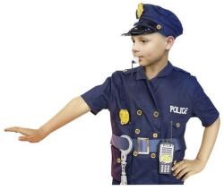 ReToys Rendőr jelmez: kabát és 6 kiegészítő - Ajánlott: 6-8 éves korig fiúknak (60258) (60258)