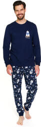 DN Nightwear Pijamale pentru bărbați Papa Bear albastru închis, XXL